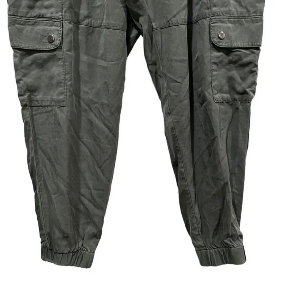 Banana Republic Women's Cargo Jogger‎ Pants L Utility Pockets Drawstring Waist - Picture 6 of 8
